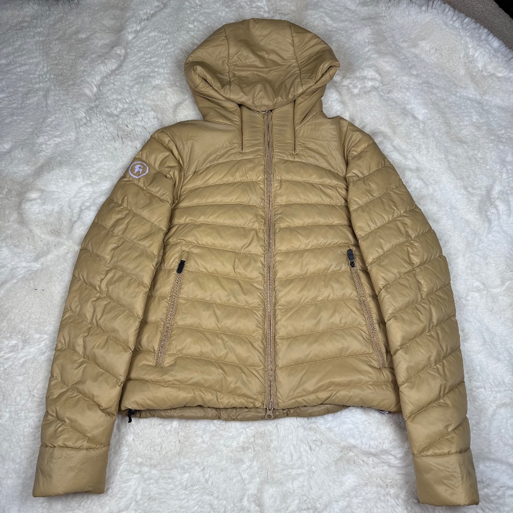 Backcountry Teo Goose Down Jacket Women's Coat Color Pika/Gold Medium